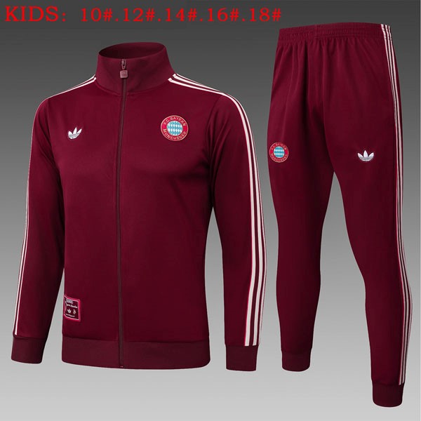 Enfant Survetement Bayern Munich 2025-26 Rouge 5
